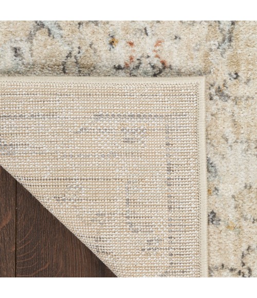 Nourison Oushak Home Cream OUS01 2 ft. X 6 ft. Rect. Rug