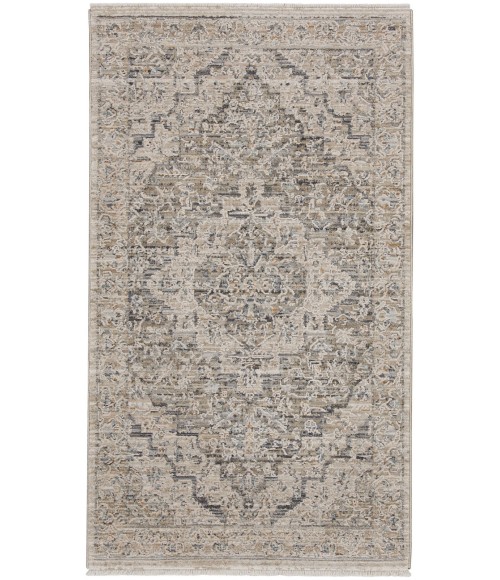 Nourison Nyle Ivory Taupe Rug NYE04 2 ft. 6 in. X 4 ft. 6 in. Rect. - Rugs Town Nourison Nyle Ivory Taupe NYE04 2 ft. 6 in. X 4 ft. 6 in. Rect. Rug