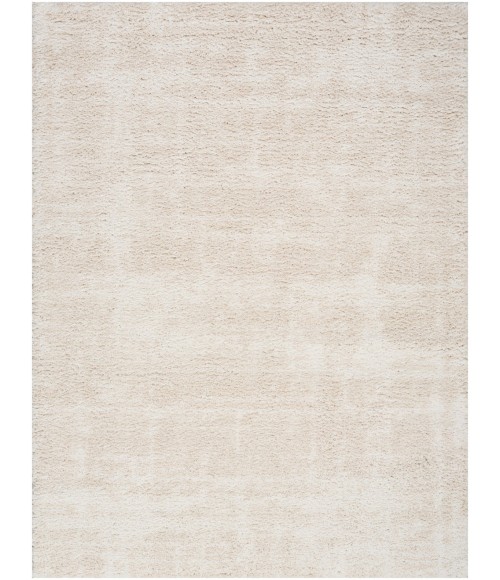 Nourison Modern Shag Ivory Beige MMD04 7 ft. 10 in. X 9 ft. 10 in. Rect. Rug