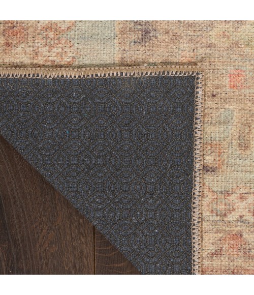 Nourison Vintage Washables Sage Multicolor Rug VWS16 2 ft. 2 in. X 8 ft. Rect. - Rugs Town Nourison Vintage Washables Sage Multicolor VWS16 2 ft. 2 in. X 8 ft. Rect. Rug