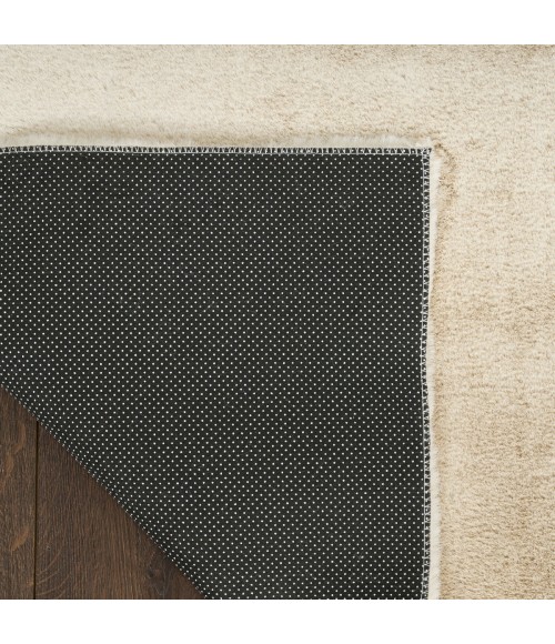 Nourison Soft Plush Rabbit Fur Beige SFF01 4 ft. X 6 ft. Rect. Rug
