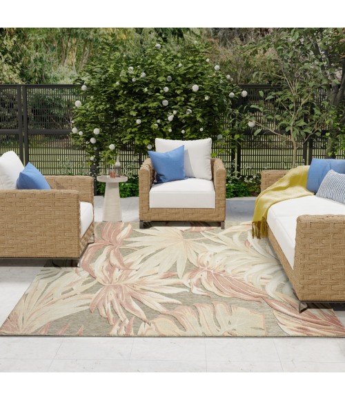Nourison Aloha Sage Rose ALH43 7 ft. 10 in. X 10 ft. 6 in. Rect. Rug