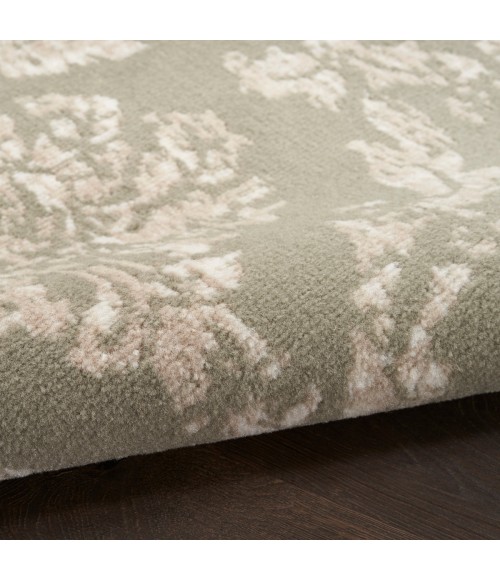 Nourison Jubilant Olive JUB09 6 ft. X 9 ft. Rect. Rug