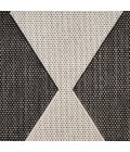 Nourison Positano Black POS04 4 ft. X 6 ft. Rect. Rug