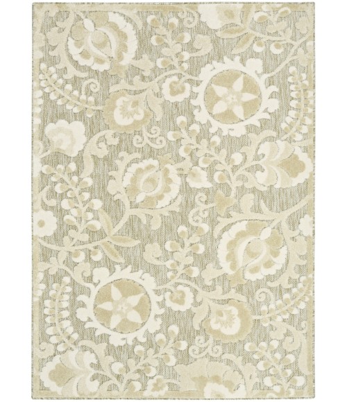 Nourison Aloha Ivory Sage ALH17 3 ft. 6 in. X 5 ft. 6 in. Rect. Rug