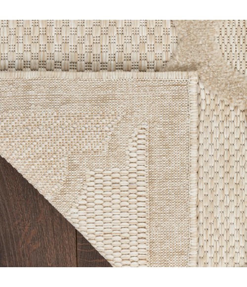 Nourison Easy Care Cream NES01 2 ft. 2 in. X 14 Rect. Rug