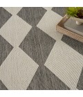 Nourison Positano Charcoal POS04 5 ft. X 7 ft. Rect. Rug