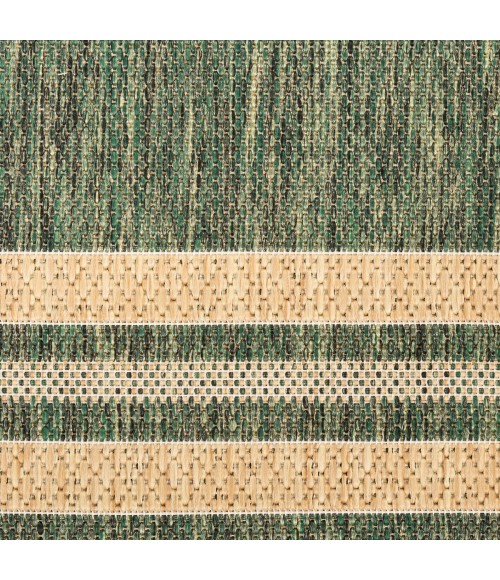 Nourison Horizon Indoor/Outdoor Green HOZ05 6 ft. x 9 ft. Rect. Rug