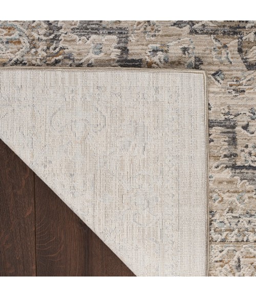 Nourison Nyle Ivory Taupe NYE04 2 ft. 3 in. X 10 ft. Rect. Rug