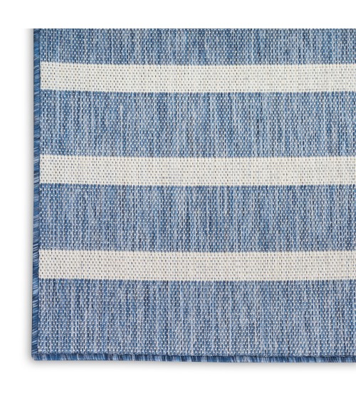Nourison Positano Navy Ivory POS03 8 ft. X 10 ft. Rect. Rug