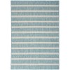 Nourison Positano Aqua Ivory POS03 6 ft. X 9 ft. Rect. Rug