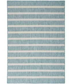 Nourison Positano Aqua Ivory POS03 6 ft. X 9 ft. Rect. Rug