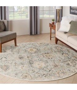 Nourison Oushak Home Mint OUS01 7 ft. 10 in. X Round Rug