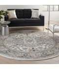 Nourison Concerto Ivory Grey CNC05 10 ft. X Round Rug