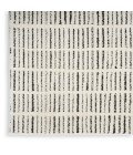 Nourison Cozy Modern Ivory Black CMD03 2 ft. 2 in. X 10 ft. Rect. Rug