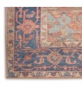 Nourison Vintage Washables Blue Coral VWS13 5 ft. 3 in. X 7 ft. 3 in. Rect. Rug