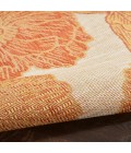 Nourison Garden Oasis Coral GOA04 10 ft. X 14 ft. Rect. Rug