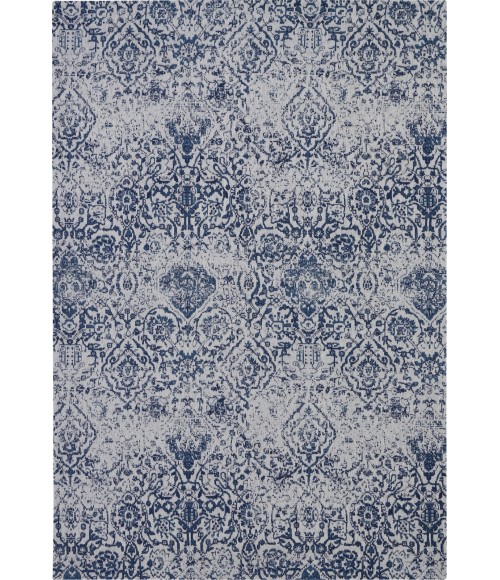 Nourison Damask Iory Navy DAS06 6 ft. x 9 ft. Rect. Rug