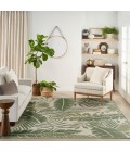 Nourison Garden Oasis Ivory Green GOA02 10 ft. X 14 ft. Rect. Rug
