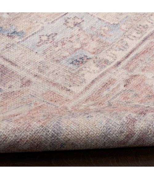 Nourison Vintage Washables Light Blue VWS07 2 ft. X 6 ft. Rect. Rug