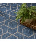 Nourison Horizon Indoor/Outdoor Denim HOZ01 8 ft. X 10 ft. Rect. Rug