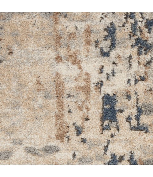 Nourison Concerto Beige Grey CNC01 6 ft. X 9 ft. Oval Rug