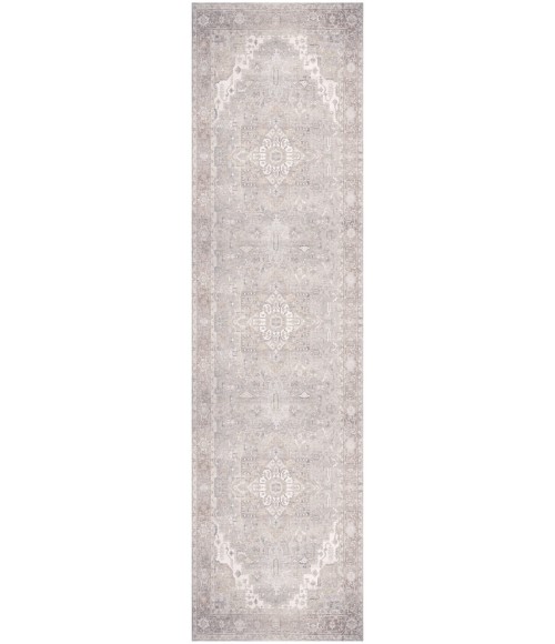 Nourison Vintage Washables Light Blue VWS07 2 ft. 2 in. X 8 ft. Rect. Rug