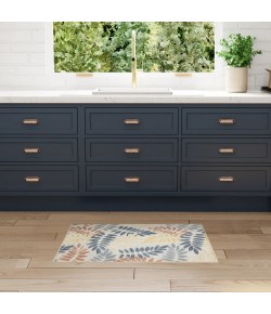 Nourison Home Aloha ALH18 Ivory Blue 2 ft. 8 in. X 4 ft. Area Rug