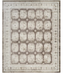 Nourison Home Dekor DEK01 Ivory Brown 7 ft. 10 in. X 9 ft. 10 in. Area Rug