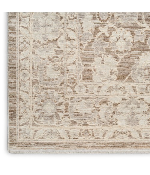 Nourison Outlines Ivory Mocha OLN03 2 ft. 2 in. X 12 ft. Rect. Rug