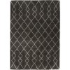 Nourison Geometric Shag Charcoal GOS01 5 ft. 3 in. X 7 ft. 3 in. Rect. Rug