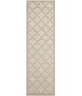 Nourison Easy Care Cream NES01 2 ft. 2 in. X 10 ft. Rect. Rug