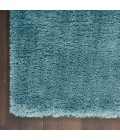 Nourison Luxurious Shag Aqua LXR05 5 ft. 3 in. X 7 ft. 3 in. Rect. Rug