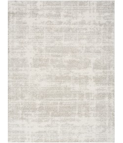 Nourison Home Modern Shag MMD04 Ivory Grey 7 ft. 10 in. X 9 ft. 10 in. Area Rug