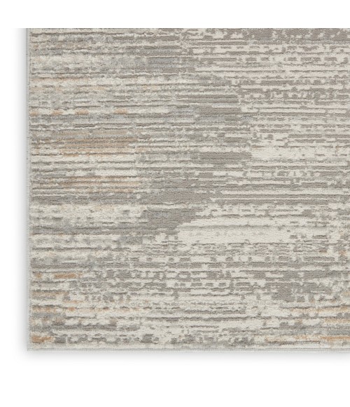 Calvin Klein CK011 Verdant Ivory Grey Rug VRD01 5 ft. X 7 ft. Rect. - Rugs Town Calvin Klein CK011 Verdant Ivory Grey VRD01 5 ft. X 7 ft. Rect. Rug