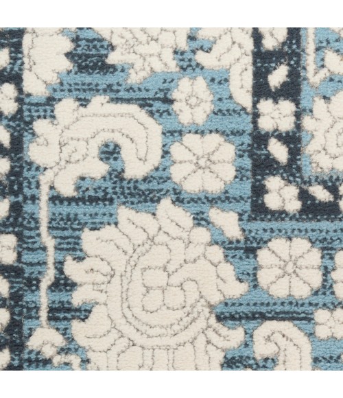 Nourison Grace Blue GCE01 7 ft. 10 in. X 9 ft. 10 in. Rect. Rug