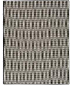 Nourison Courtyard Black White COU01 10 ft. X 14 ft. Rect. Rug