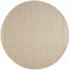 Nourison Tulum Taupe TLM01 8 ft. X Round Rug
