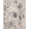 Nourison Pompeii Ivory Grey PMP02 7 ft. 10 in. X 9 ft. 10 in. Rect. Rug