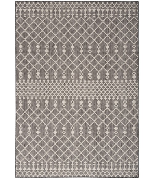 Nourison Positano Charcoal POS02 4 ft. X 6 ft. Rect. Rug