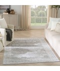 Nourison Dekor Grey DEK01 5 ft. 3 in. X 7 ft. Rect. Rug
