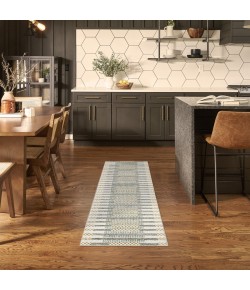 Nourison Nordic Ivory Multicolor NRC15 2 ft. X 6 ft. Rect. Rug