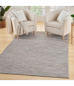 Nourison Practical Solutions Grey Mocha PSL01 6 ft. X 9 ft. Rect. Rug