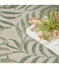 Nourison Garden Oasis Ivory Green GOA01 10 ft. X 14 ft. Rect. Rug