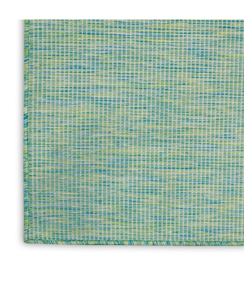 Nourison Positano Blue Green POS01 2 ft. X 6 ft. Rect. Rug