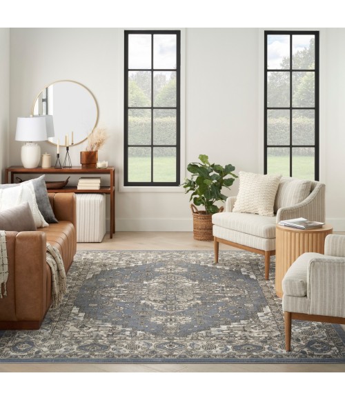 Nourison Concerto Blue CNC05 10 ft. X 14 ft. Rect. Rug