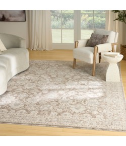 Nourison Outlines Ivory Mocha OLN03 6 ft. X 9 ft. Rect. Rug