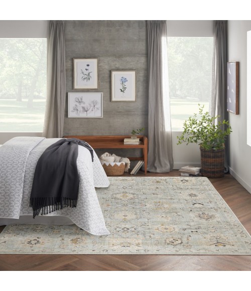 Nourison Oushak Home Mint OUS01 9 ft. X 12 ft. Rect. Rug