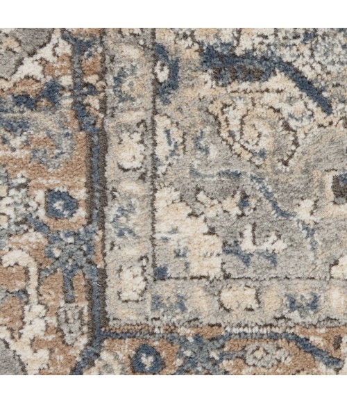Nourison Concerto Ivory Grey CNC05 2 ft. 2 in. X 6 ft. Rect. Rug