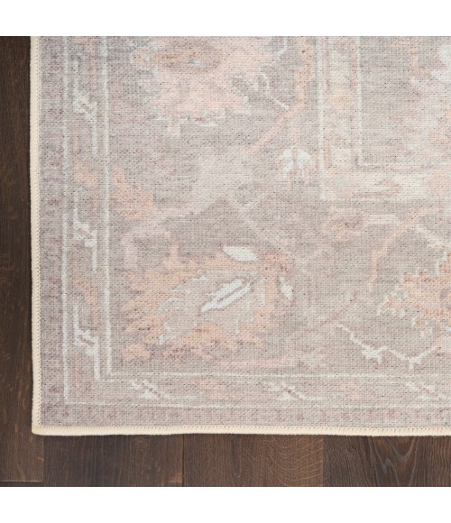 Nourison Vintage Washables Grey VWS09 2 ft. 2 in. X 8 ft. Rect. Rug